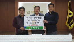 [인제]인제축협 꿀벌 치료제 전달