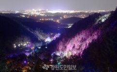 강릉 한밤을 수놓는 미디어·라이트 아트쇼