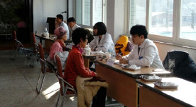 상지대 부속 한방병원 한방의료봉사