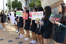 [동해]북평여중 학교폭력예방 캠페인