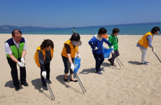 [동해]묵호농협주부대학·묵호농협 망상해변 환경정화활동