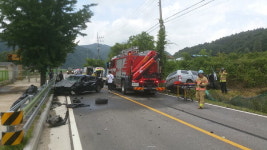 [춘천]신북읍 용산리 3중 추돌사고