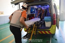 언덕·계단 오르내리는 119구급대원 늘 땀범벅