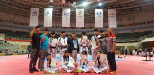 강원장애인태권도 전국대회 품새 종합우승