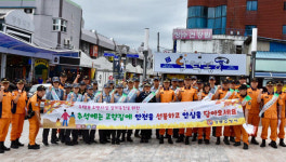 이흥교 도소방본부장 전통시장 요양병원 방문
