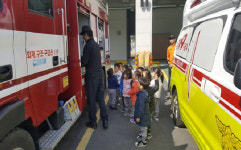 [평창]평창 진부119안전센터 유치원생 소방교육