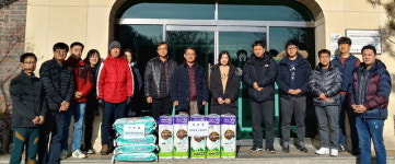 도청 수질보전과 생필품 전달