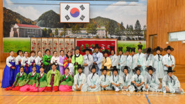 [정선]정선 임계고교서 전통 성년식 개최