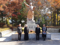 윤희순 의사 동상 설립일 기념 참배행사