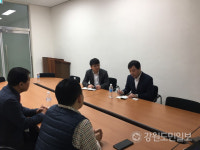 정재경 강원중소벤처기업청장, 춘천 바이오닉스 방문