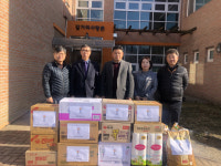 북부산림청 생필품 전달