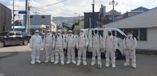 [평창]평창 진부전통시장 상인회 방역