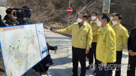 이성희 농협중앙회장, 철원 ASF 차단 방역 농가현장 방문