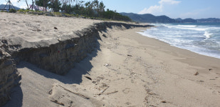 [삼척]해변 곳곳 절벽 삼척 맹방 해안침식 심화