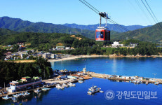 [삼척]삼척 해상케이블카 공중서 20분간 멈춰 승객 40여명 공포 체험