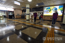 홍천시외버스터미널 방역 철저