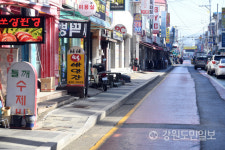 다시 한산해진 홍천시장