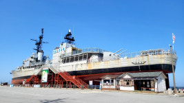 [강릉]강릉 통일공원 퇴역 전북함 올해 해군 반납