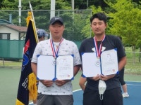 한림대 고재영·김대한 대학테니스연맹전 복식 정상