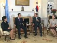 이 대통령, 뉴욕 도착…본격 일정 시작