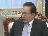 이 대통령, 반기문 UN 사무총장 면담
