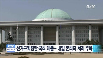 선거구획정안 국회 제출…내일 본회의 처리 주목