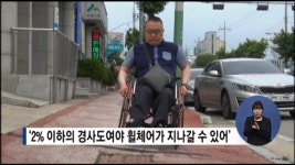 목포, 장애인 이동권 개선 절실