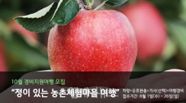 초록여행, 10월 농촌체험마을 테마여행 참여자 모집