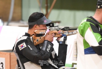 [도쿄패럴림픽] 사격 박진호, 10m 공기소총 입사 '동메달'