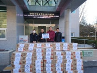 정우건설 후원물품 기탁, 지역사회 나눔을 통한 이웃사랑 실천