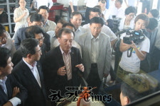 진성호, 중랑구 천연가스버스 안전 점검 나서!