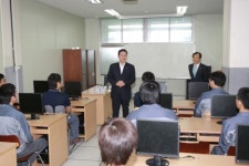 기능경기대회 훈련장 방문