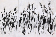 보리-생명, 90×60㎝, 한지에 먹과 채색, 2010