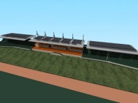 충주종합운동장에 태양광 시설