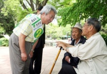 청주시장 예비후보 표심잡기