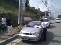 이면도로 불법 주·정차 꼼짝마
