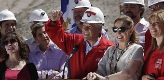 세바스티안 피녜라 칠레 대통령, 매몰현장 방문해 구조작업 '독려'