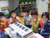 어린이 구강보건 교육 호응