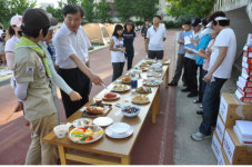 아버지와 함께 하는 뒤뜰 야영