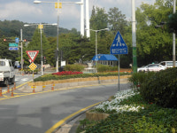 상당공원 교통섬 꽃밭으로 변신