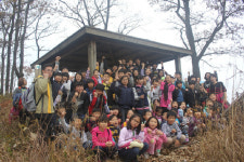제천 백운초, 사·제·부 함께하는 극기체험 등산대회