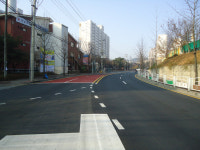 구룡산 주변 도로정비 완료