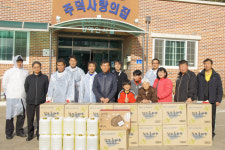 충주 청목회 회원들, 주덕사랑의 집 위문