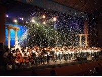 꿈을 그리는 연주회 참가…감동의 선율