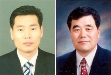 진천 초평면 발전기여 공로 김광진·이인대씨에 감사패