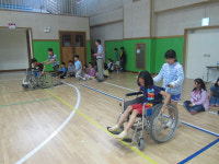 청주 서현초, 전교생 장애체험 활동