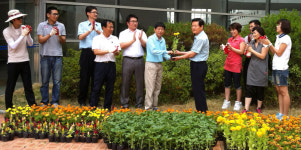 오송·청주·오근장역 꽃 단장