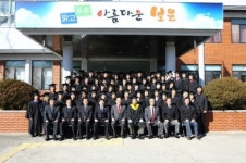 보은군 장안면 노인대학 60명 졸업