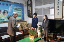 석문중 배움터지킴이 김영호 선생, 장학금 쾌척