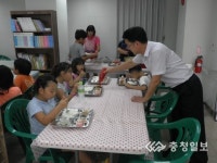 방학중 엄마 대신하는 엄마손 밥상